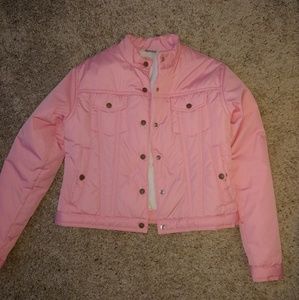 Pink nike short coat